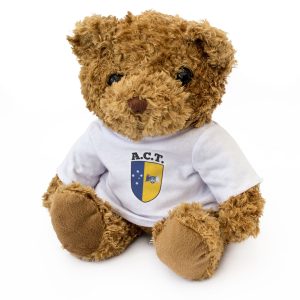 ACT FLAG - Teddy Bear - Cute Cuddly - Australian Capital Territory Gift Present