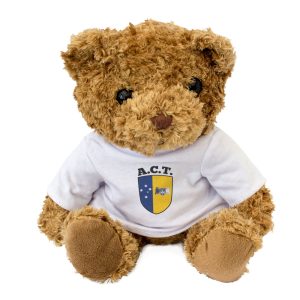 Alternative view of ACT FLAG - Teddy Bear - Cute Cuddly - Australian Capital Territory Gift Present