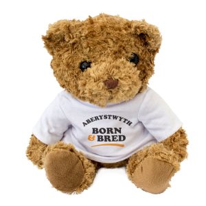 Alternative view of ABERYSTWYTH BORN & BRED - Teddy Bear - Cute Cuddly Soft - Gift Present