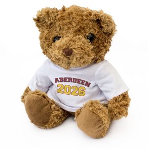 ABERDEEN 2026 - Teddy Bear - Cute Cuddly Soft - Scotland Graduation Gift Present