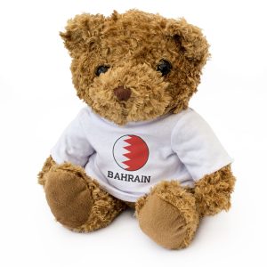 BAHRAIN FLAG ROUNDEL - Teddy Bear - Cute Cuddly Soft - Bahraini Gift Present
