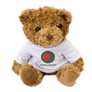 Alternative view of BANGLADESH FLAG ROUNDEL - Teddy Bear - Cute Cuddly Soft - Gift Present
