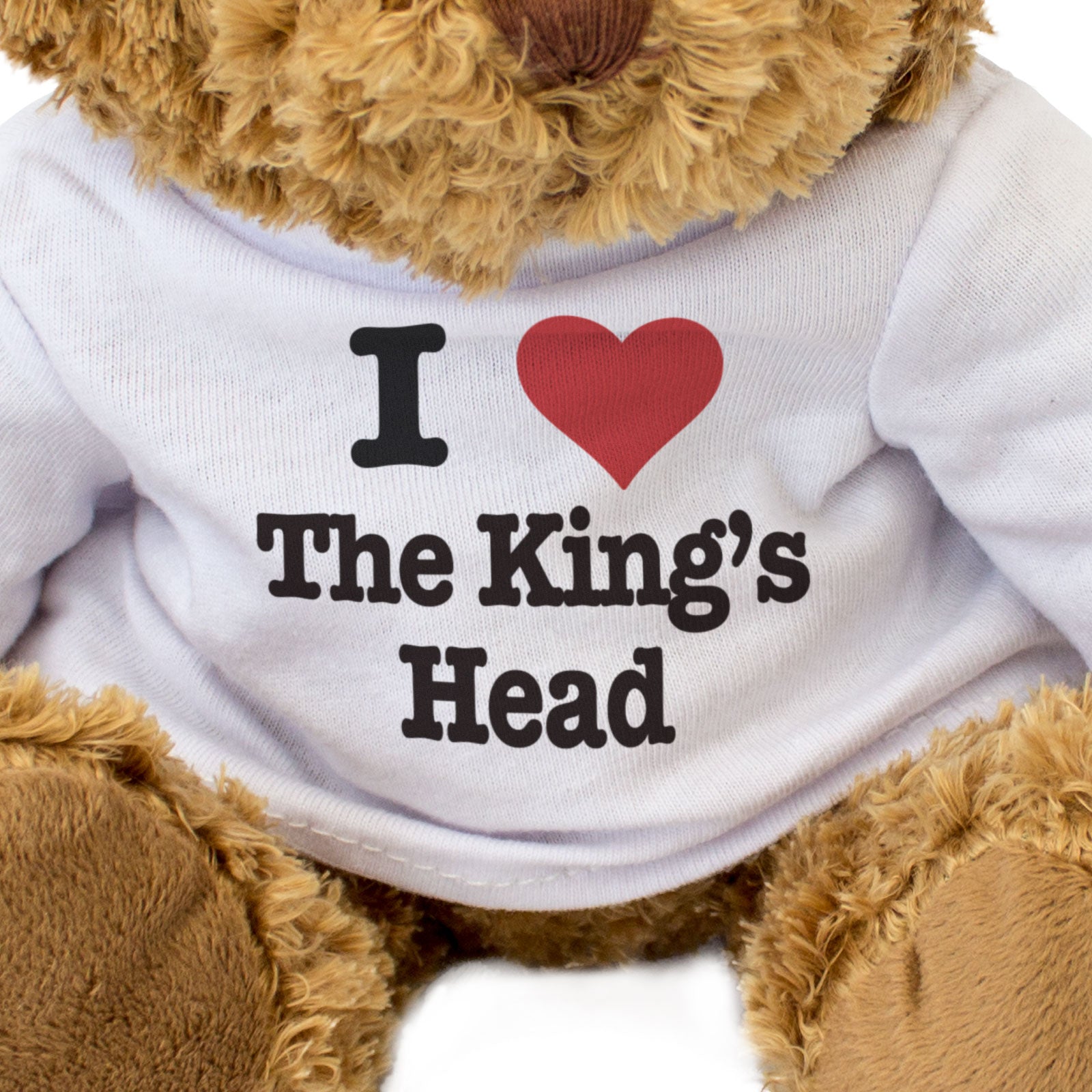I LOVE THE KING'S HEAD - Teddy Bear - Cute Cuddly Soft - Local Pub Gift Present - Image 3