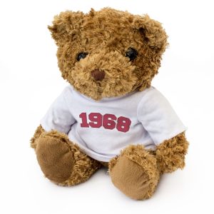 1968 - Teddy Bear - Cute Cuddly Funny - Friend Born In 1968 Year Gift Present