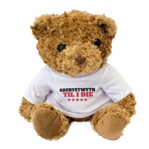 Alternative view of ABERYSTWYTH TIL I DIE - Teddy Bear - Cute Cuddly - Funny Welsh Gift Present