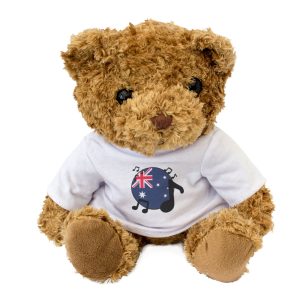 Alternative view of AUSTRALIA FLAG (MUSICAL NOTES) - Teddy Bear - Australian Music Fan Gift Present