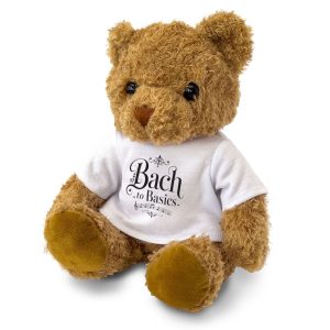 Alternative view of BACH TO BASICS - Teddy Bear - Cute - Funny Classical Music Fan Gift Present