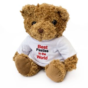 BEST PASTIES IN THE WORLD - Teddy Bear - Cute Cuddly Soft - Funny Gift Present