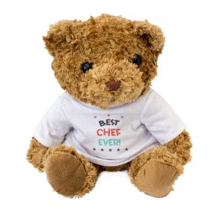 Alternative view of BEST CHEF EVER (STARS) - Teddy Bear - Cute Cuddly Soft - Funny Gift Present