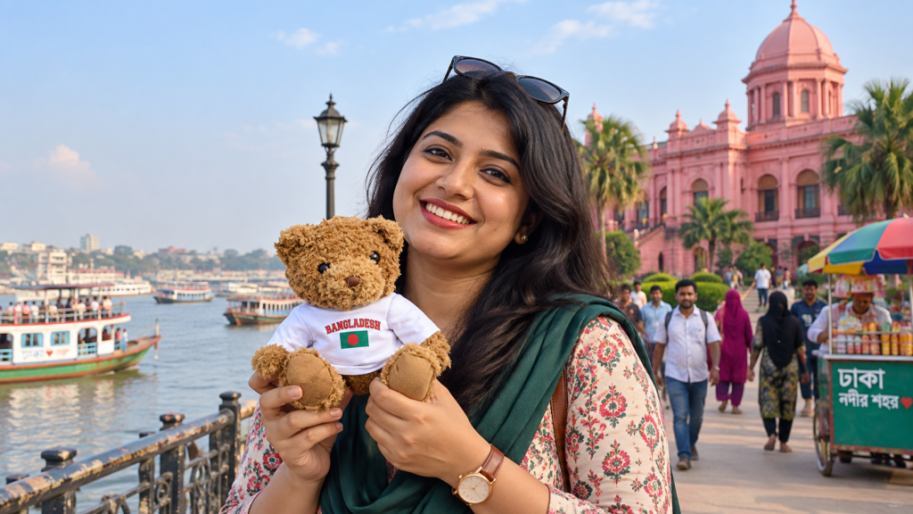 Bangladesh teddy bear travel adventure