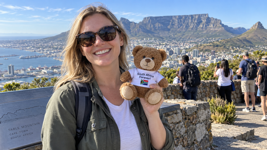 South Africa teddy bear travel adventure
